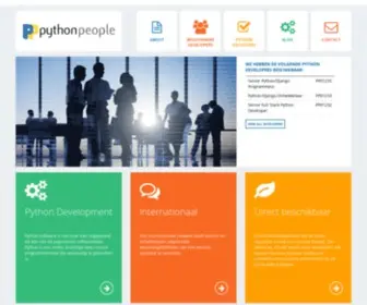 PYthonpeople.nl(Python People) Screenshot