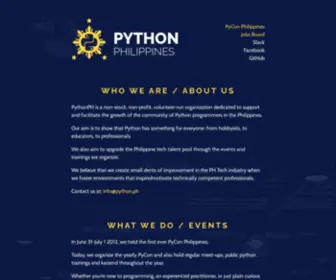 PYthon.ph(Python Philippines) Screenshot