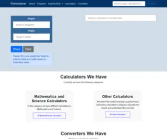 PYthonsolver.com(Python Solver) Screenshot