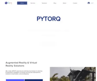 Pytorq.com(Business Applications in New Realities (MR) Screenshot