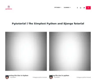 Pytutorial.com(PyTutorial) Screenshot