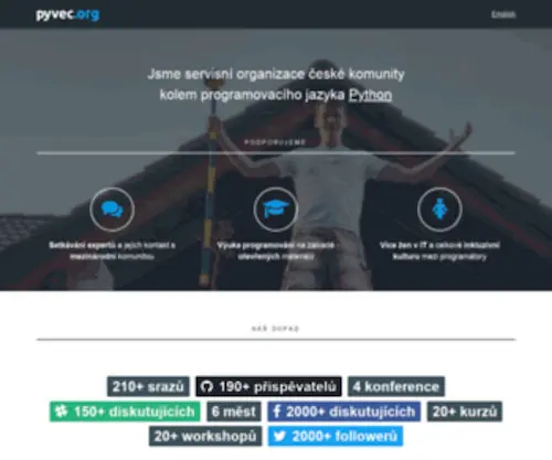 Pyvec.org(Neziskovka) Screenshot