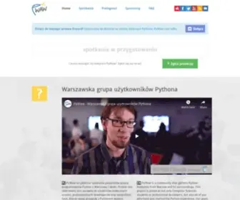 Pywaw.org(PyWaw) Screenshot