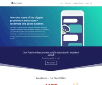 PYxhealth.com(Pyx Health) Screenshot