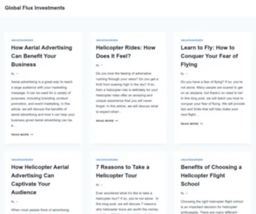 Pyxismtravel.com(Global Flux Investments) Screenshot