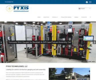 Pyxistechnologies.com(Pyxis Technologies Inc) Screenshot