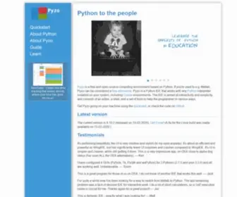 Pyzo.org(Pyzo) Screenshot