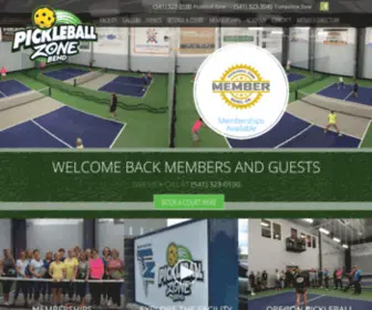Pzbend.com(Pickleball Zone) Screenshot