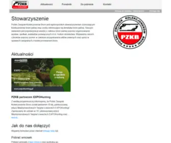 PZKB.com.pl(Polski Związek Kolekcjonerów Broni) Screenshot