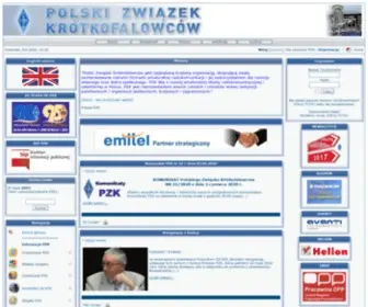 PZK.org.pl(Polski ZwiÄzek KrĂłtkofalowcĂłw) Screenshot