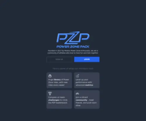 Pzpack.com(Power Zone Pack) Screenshot