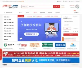 PZSNS.com(邳州人才网) Screenshot
