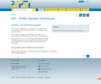 PZT-Lab.de(PZT GmbH) Screenshot
