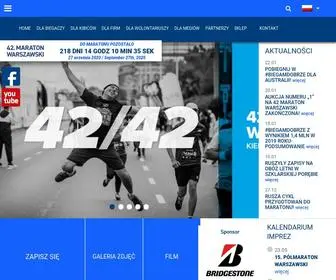 Pzumaratonwarszawski.com(Strona Główna) Screenshot