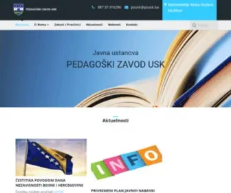 Pzusk.ba(Pedagoški zavod) Screenshot