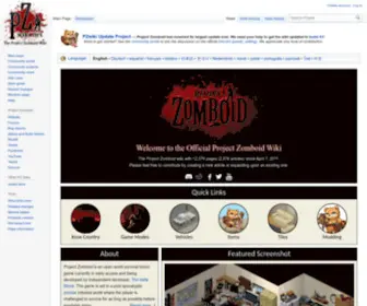 Pzwiki.net(PZwiki) Screenshot