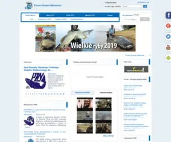 PZW.org.pl(NAJWIĘKSZE STOWARZYSZENIE POLSKICH WĘDKARZY) Screenshot