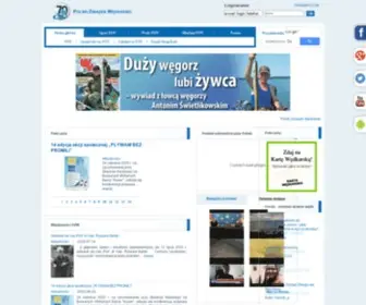 PZW.pl(NAJWIĘKSZE STOWARZYSZENIE POLSKICH WĘDKARZY) Screenshot