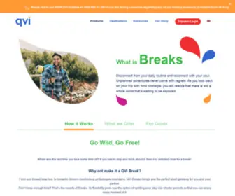 Q-Breaks.com(QVI Breaks) Screenshot