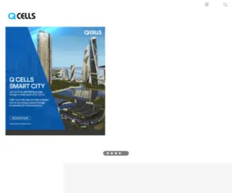 Q-Cells.com(Qcells) Screenshot