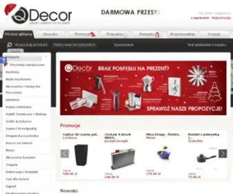 Q-Decor.pl(Sklep internetowy Q) Screenshot