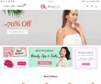 Q-Depot.com(Korean cosmetics & skincare and makeup wholesale and retail online shop. Lowest Prices) Screenshot