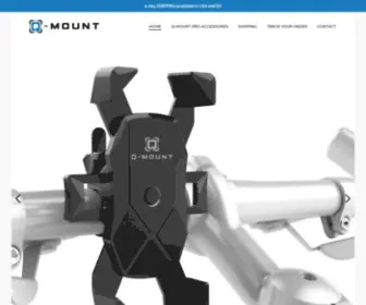 Q-Mount.com(Q-MOUNT Phone Holder For Riders of bike, e-scooter, bicycle, stroller) Screenshot