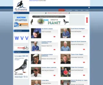 Q-Pigeons.com(Online nieuws en duivenveiling) Screenshot