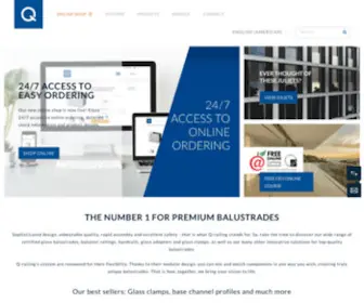 Q-Railing.com(Glazen balustrades) Screenshot