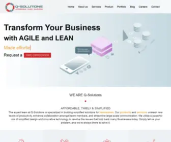 Q-Sols.com(Q Solutions) Screenshot