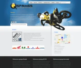 Q-Springs.com(Dirt Bike Springs) Screenshot