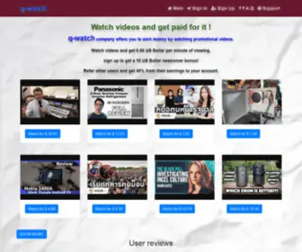 Q-Watch.xyz(Paid video viewing) Screenshot