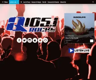 Q1051Rocks.com(Q105.1 Rocks) Screenshot