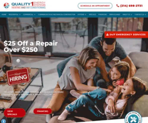 Q1ES.com(Air Conditioning Repair) Screenshot
