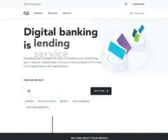 Q2.com(Solutions Designed to Transform Financial Experiences) Screenshot