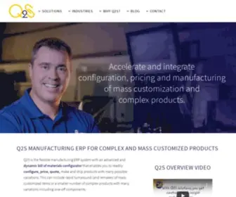 Q2Serp.com(Q2S ERP Manufacturing) Screenshot