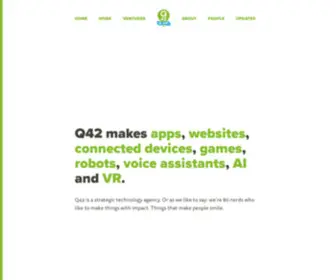 Q42.com(Digital product studio) Screenshot