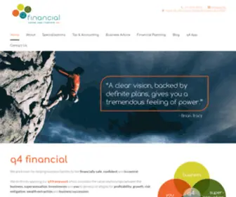 Q4Financial.com.au(Tax Accountants) Screenshot