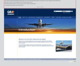 Q8Aviation.com(Q8 aviation) Screenshot