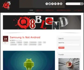 Q8Blend.com(Contact Support) Screenshot