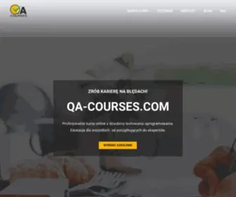 QA-Courses.com(QA Courses) Screenshot