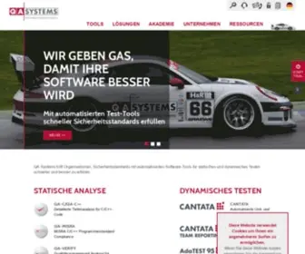 QA-SYstems.de(Die Softwareentwicklung zu beschleunigen und zu verbessern) Screenshot