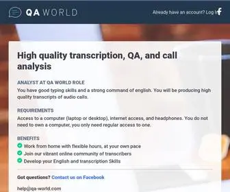 QA-World.com(QA World) Screenshot