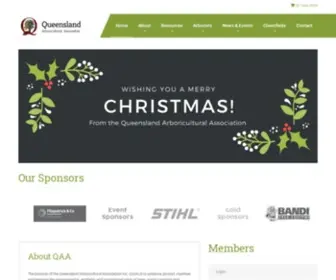 Qaa.net.au(Representing Arborists in Queensland & Nth NSW) Screenshot