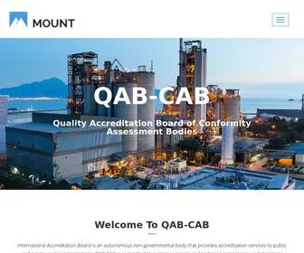 Qab-Cab.org(Accreditation Board for Conformity Assessment Bodies) Screenshot