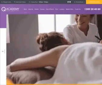Qacademy.com.au(Q Academy) Screenshot