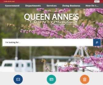 Qac.org(Queen Anne's County) Screenshot