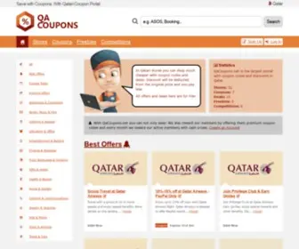 Qacoupons.net(Promo Codes & Coupons) Screenshot