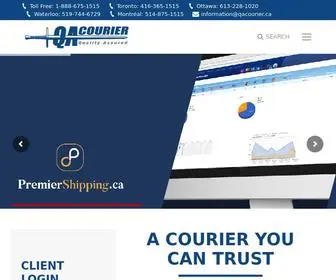 Qacourier.com(QA Courier) Screenshot