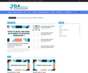 Qacreators.com(Qacreators) Screenshot